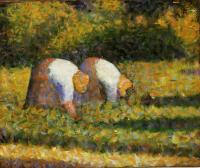 Seurat, Georges - Farm Women at Work